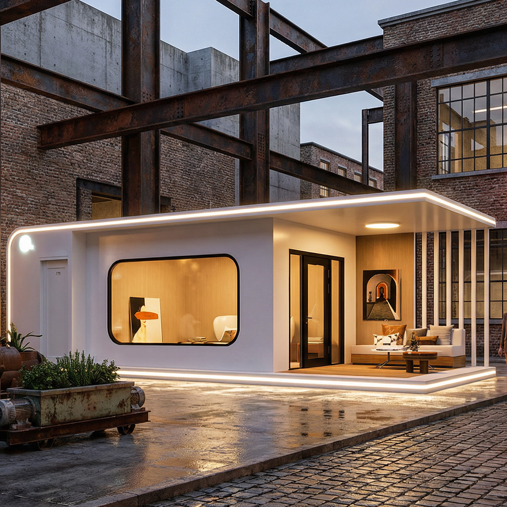 不規則な形状の単層の取り外し可能な Apple Cabin カプセル