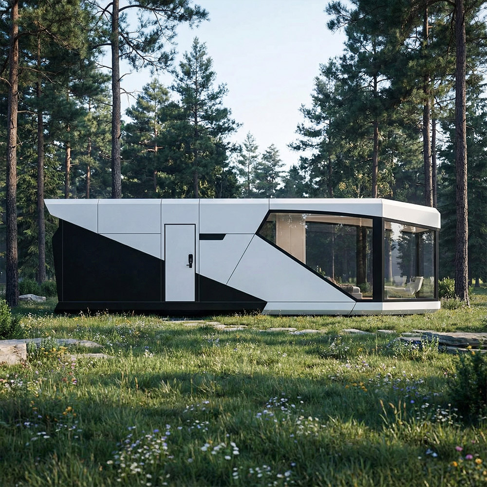 不規則な形状の単層の取り外し可能な Apple Cabin カプセル