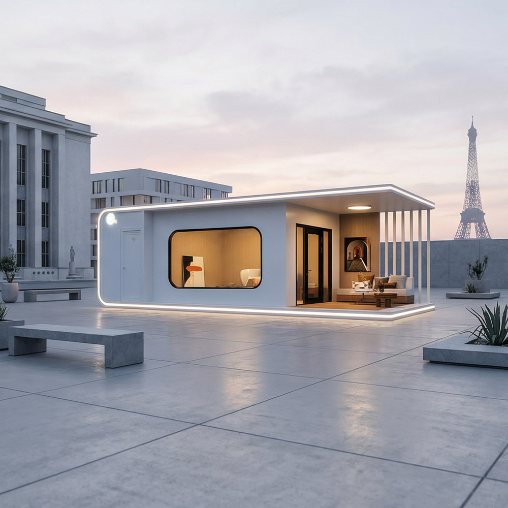 不規則な形状の単層の取り外し可能な Apple Cabin カプセル