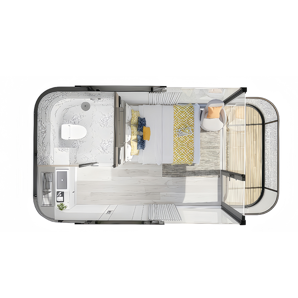 S1スタンダードプレハブユニット型カプセルハウス